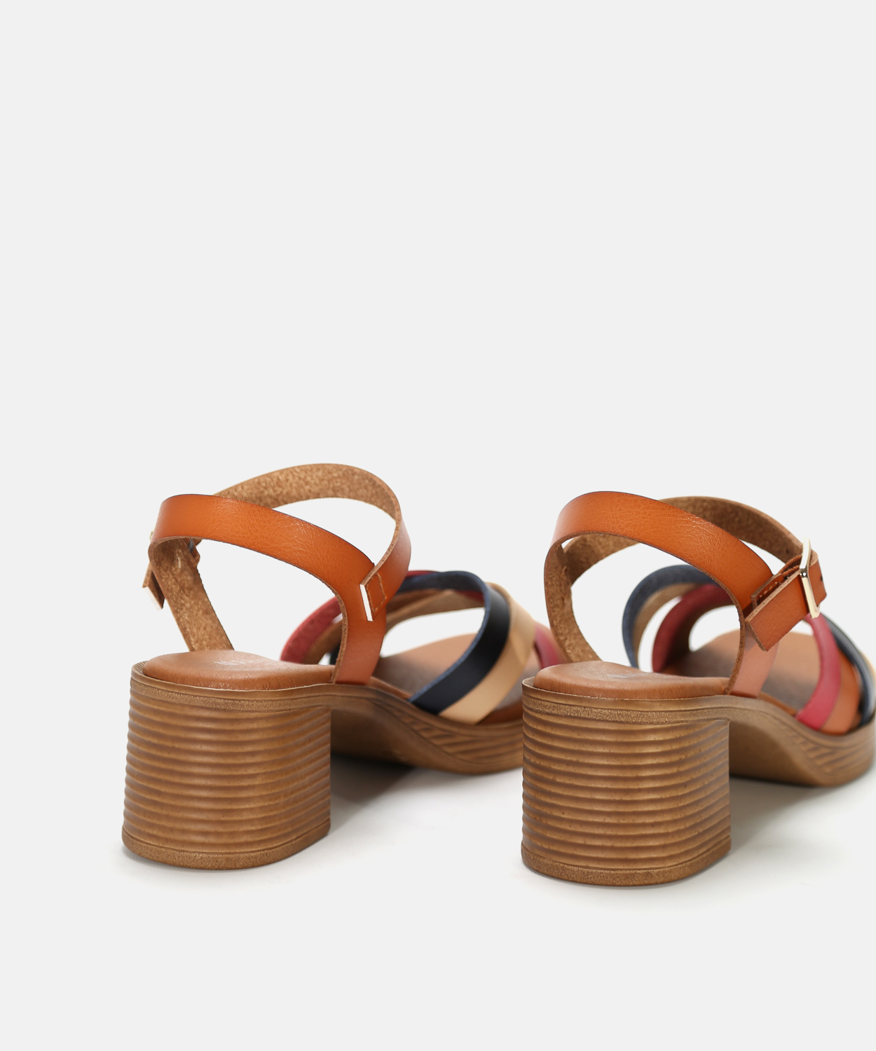 Sandalia plataforma tiras  combinadas image number null